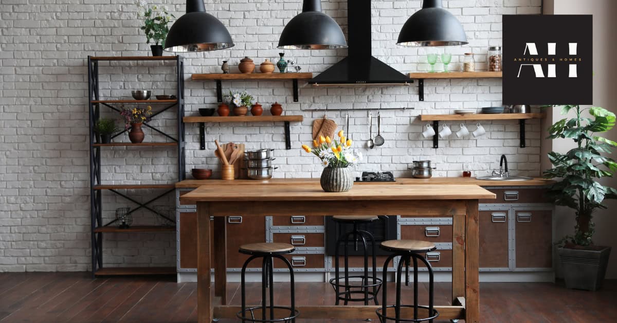 an eclectic mix of furniture heights