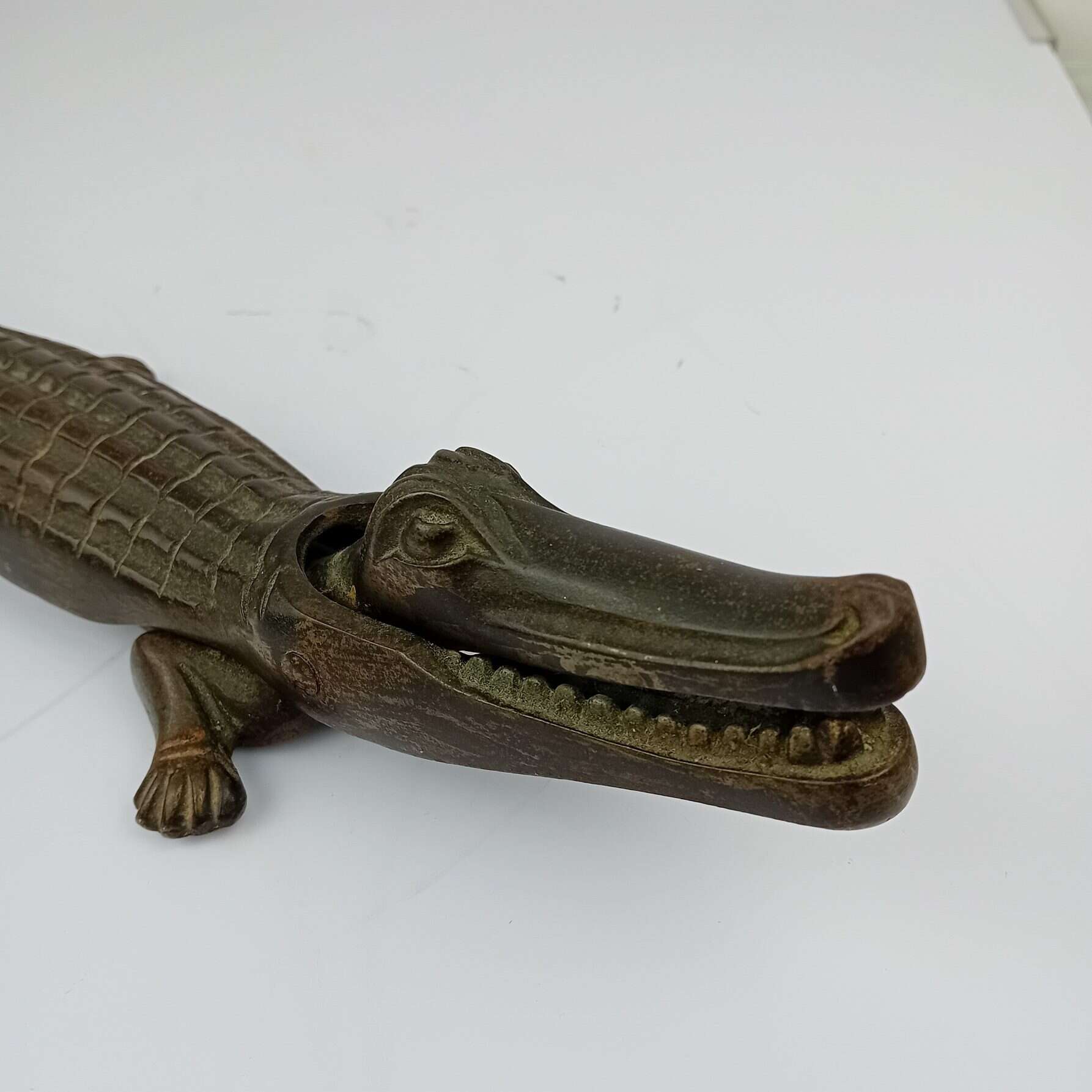 Vintage Alligator Nutcracker Nestor, England Cast Iron Large 40cm - Image 6