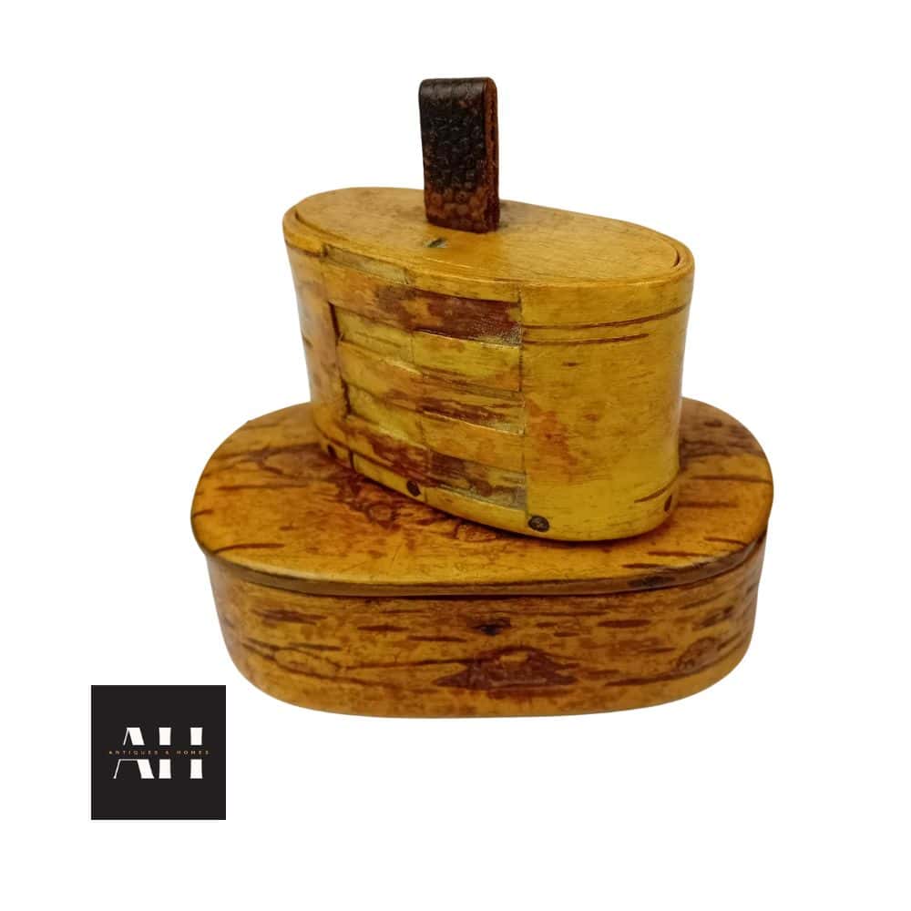 Scandinavian Snuff Boxes – Birch Bark and Pine - Image 2