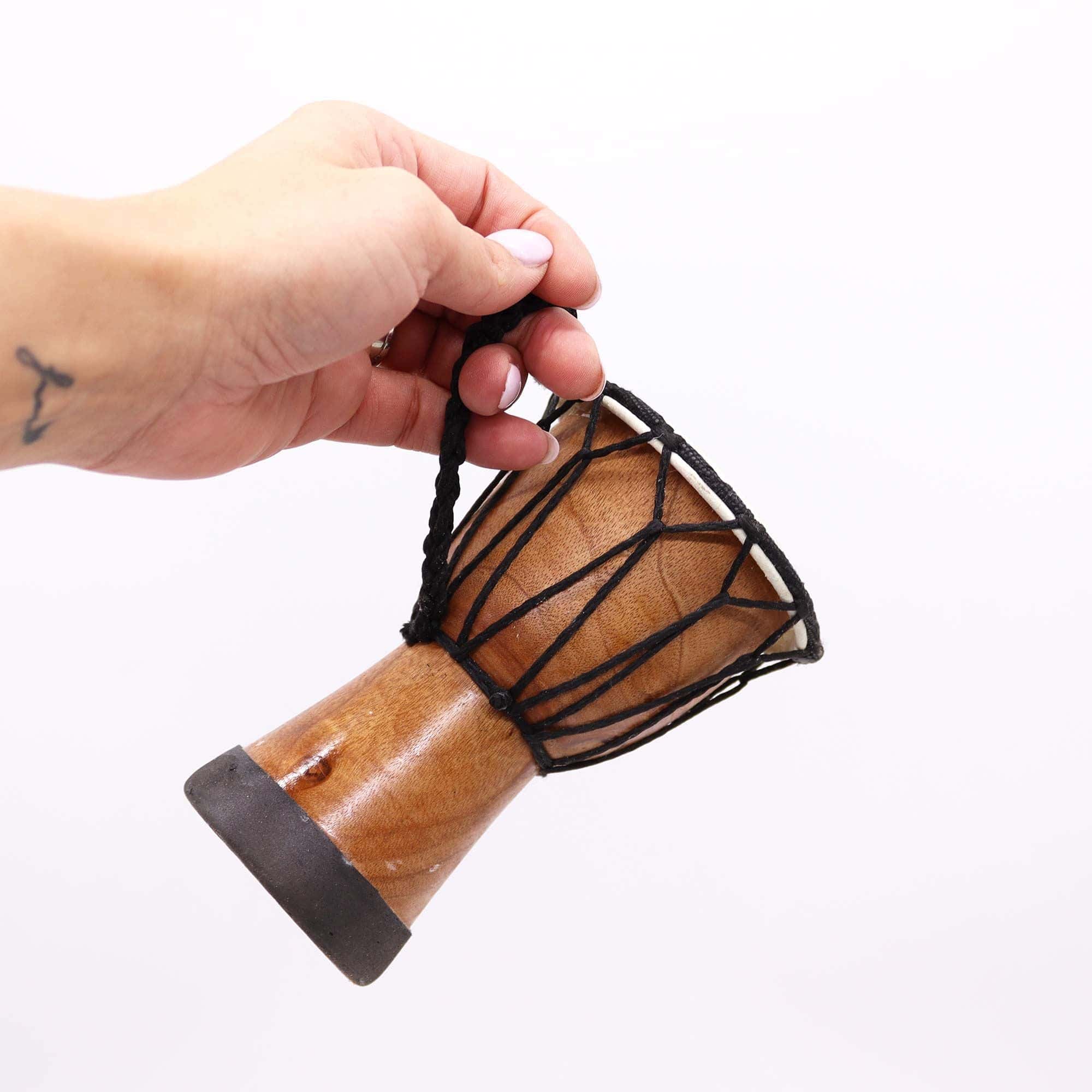 Mandala Wide Top Djembe Drum - 15cm - Image 4