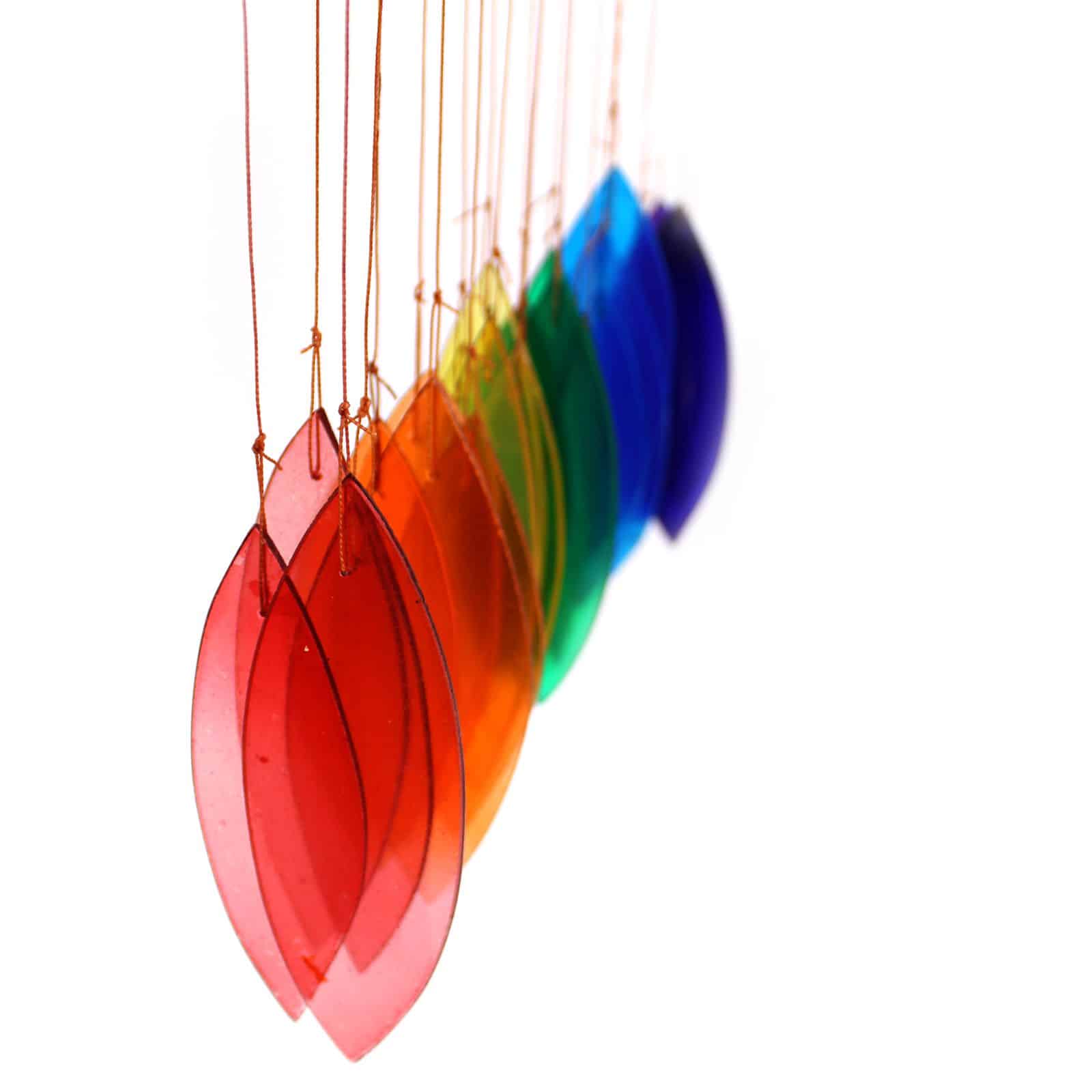 Rainbow Glass Chime - Assorted Colours - Image 5