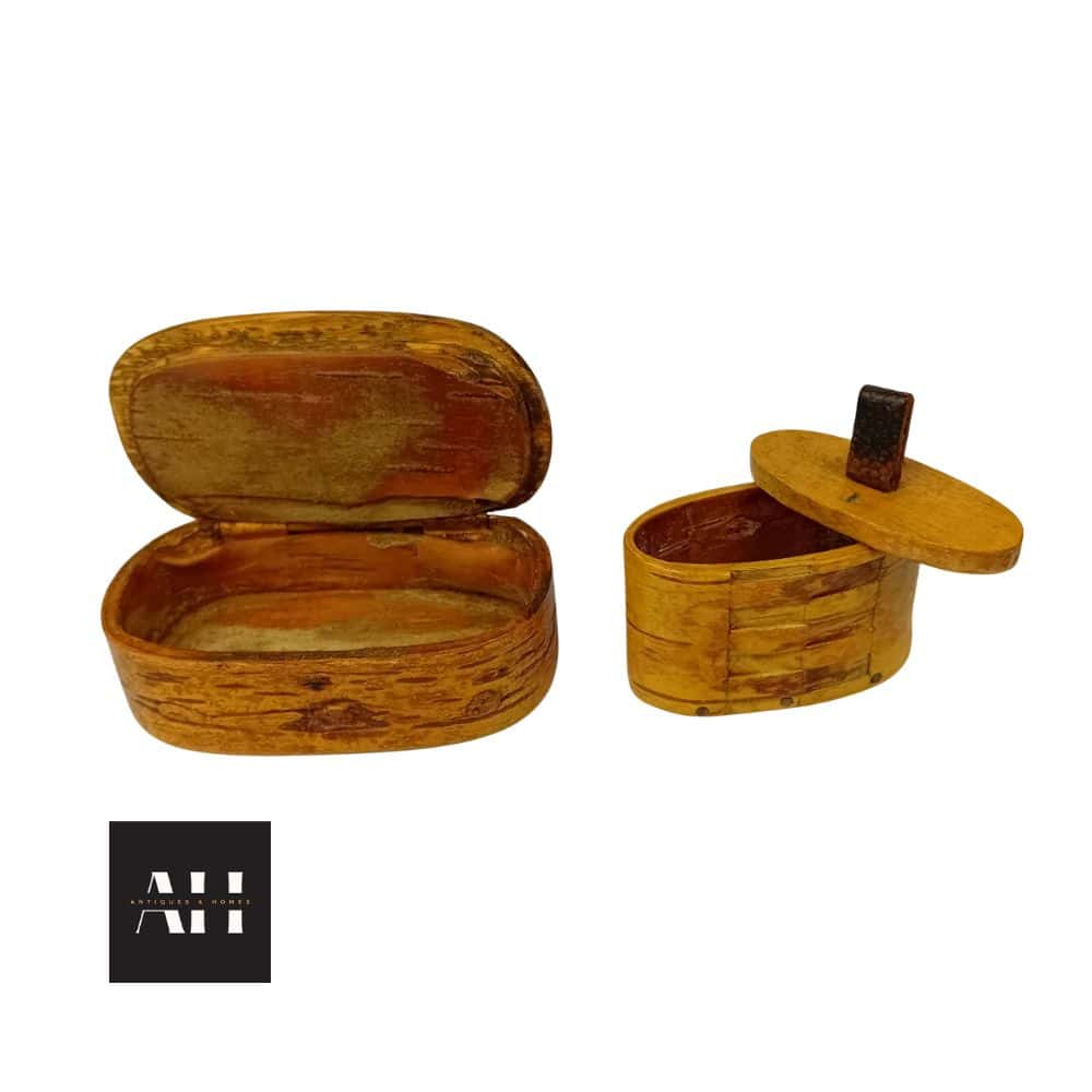 Scandinavian Snuff Boxes – Birch Bark and Pine - Image 4