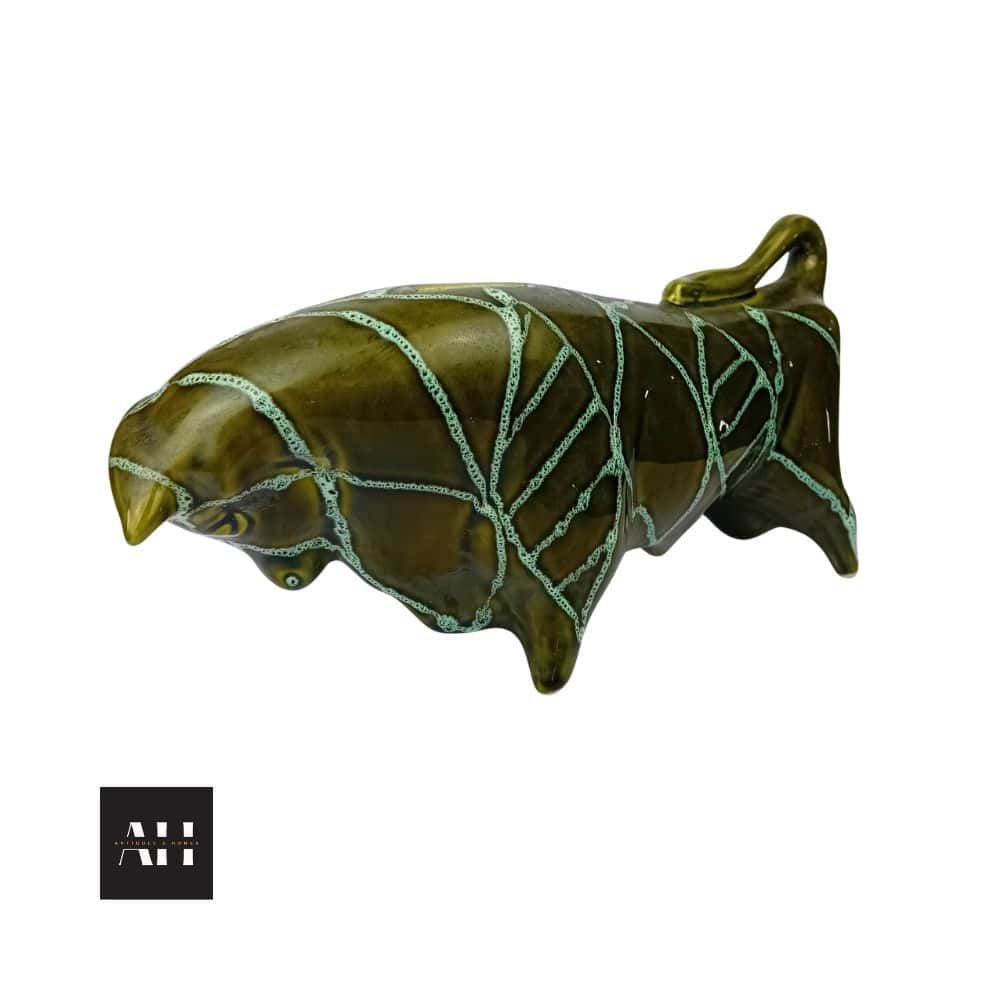 Trentham Art Pottery Bull – Colin Melbourne Design (1950s) - Image 4