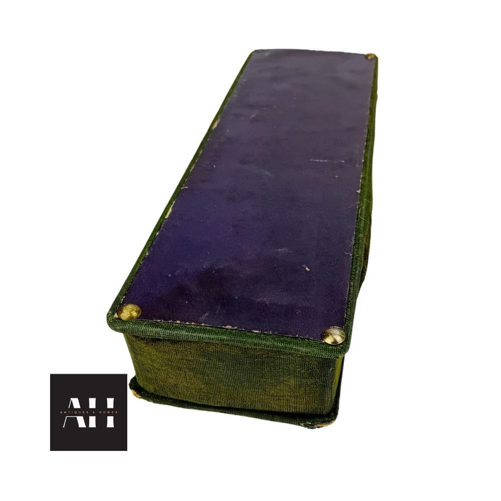 Antique Glove Stretchers in Box – Ebony & Bone - Image 5