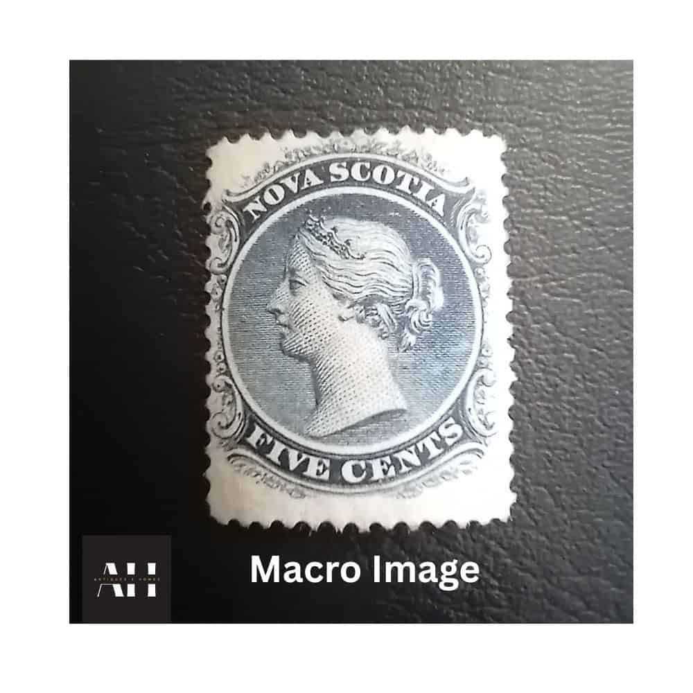 Nova Scotia 5 Cents Blue Stamp, 1860, Unmounted Mint, SG 12 - Image 2