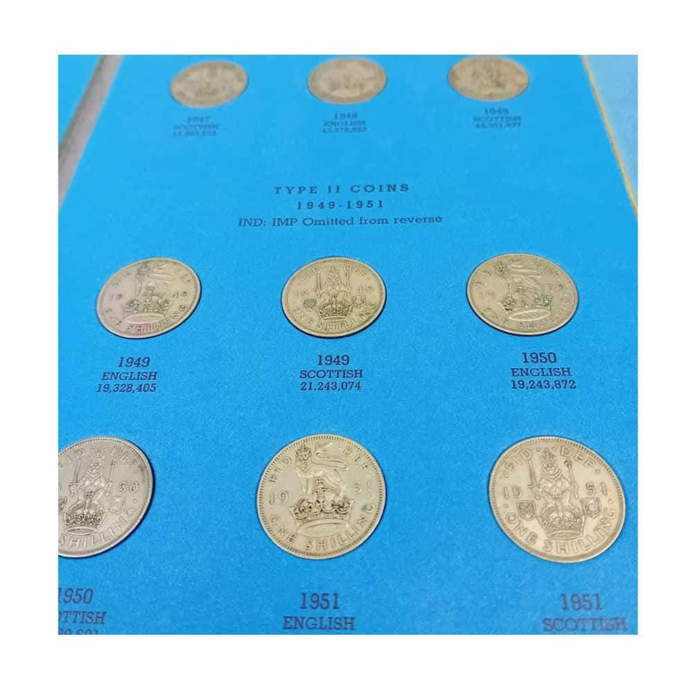 Silver Shillings Collection - Complete, George VI  (1937–1951) - Image 7