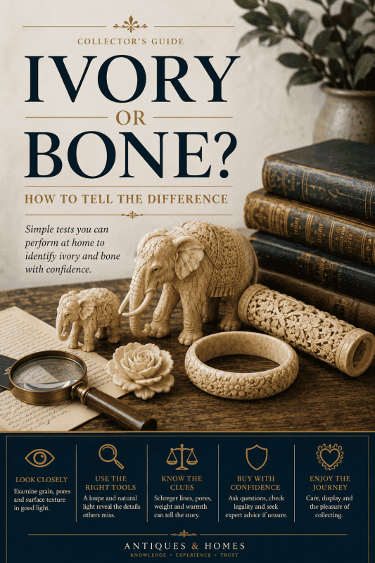 what's the difference between ivory and bone? magazine spread image