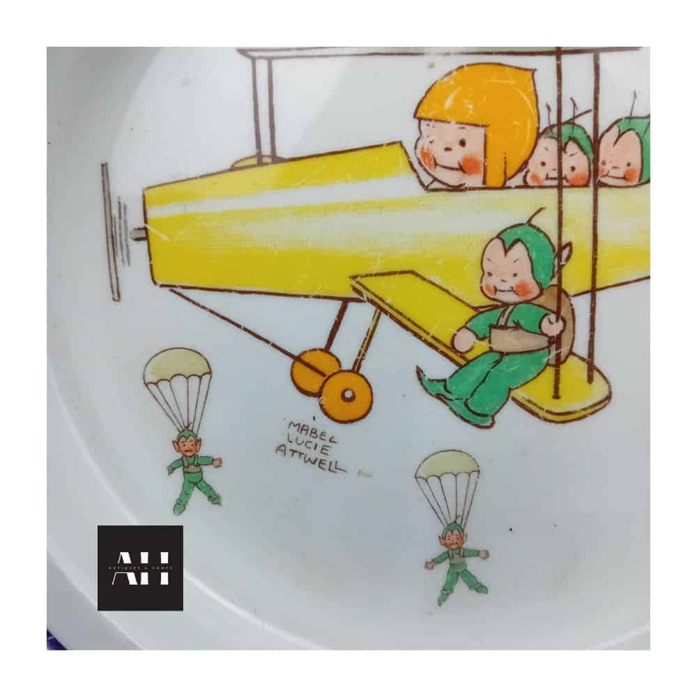 Shelley Babys Plate – Mabel Lucie Attwell Nursery Design, 1930s - Image 5