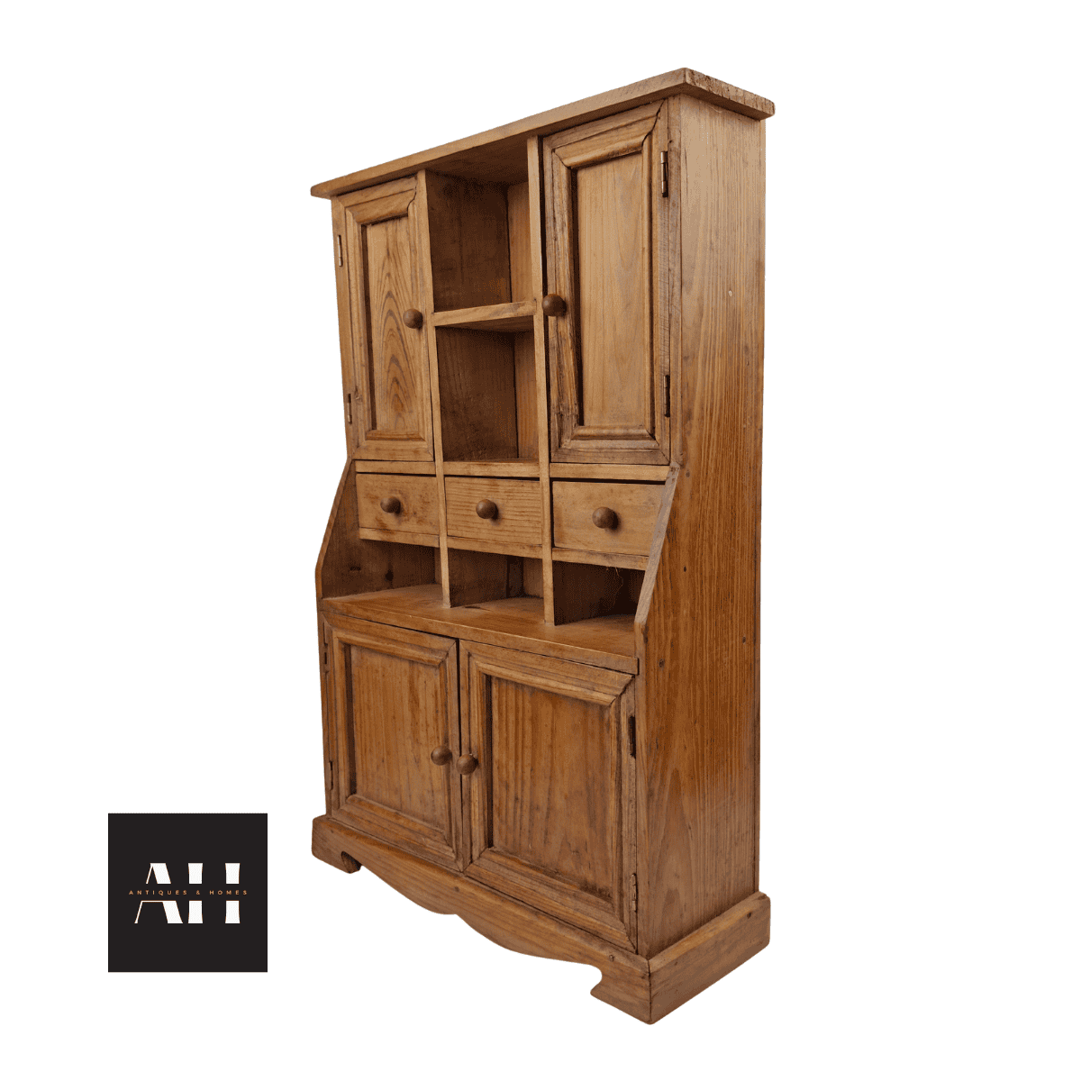 Miniature Pine Dresser – Vintage Shedwork Storage - Image 3