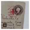 Close view of red cross Lady Minto Fete cancellation on Calcutta cover