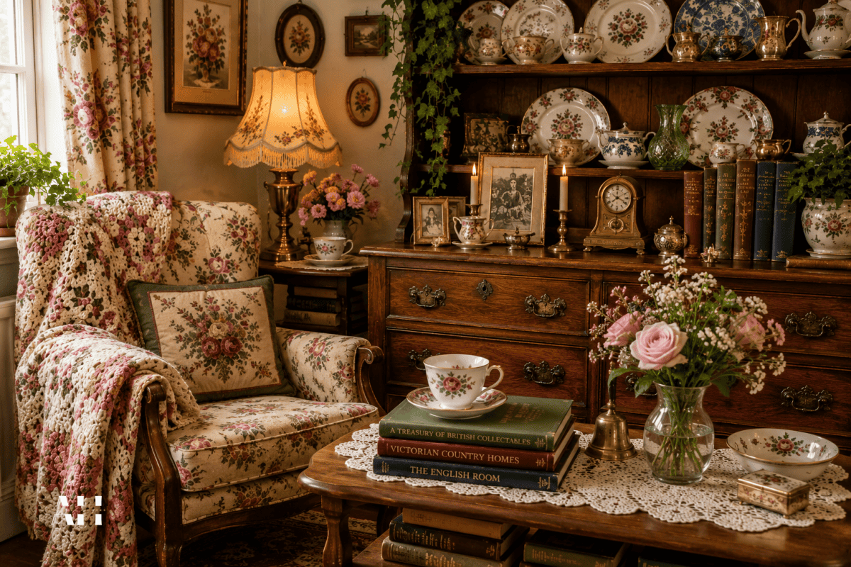 grannycore antiques featuring traditional wooden furniture vintage decor and cosy interiors