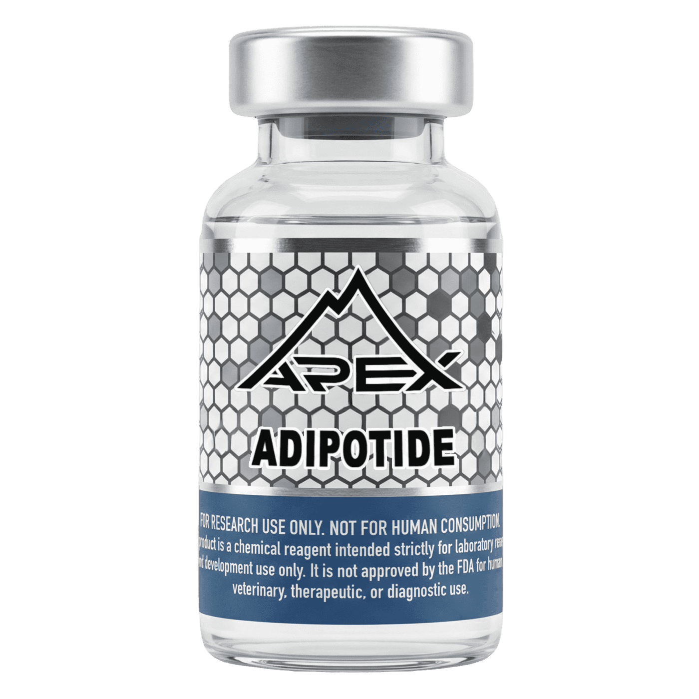 Adipotide (FTTP) lyophilized research peptide vial – Apex Laboratory
