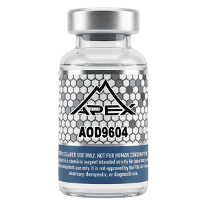 AOD9604 lyophilized research peptide vial – Apex Laboratory