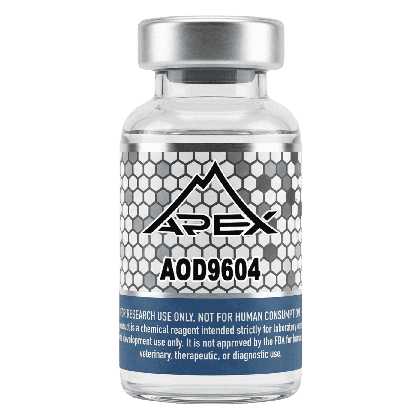 AOD9604 lyophilized research peptide vial – Apex Laboratory