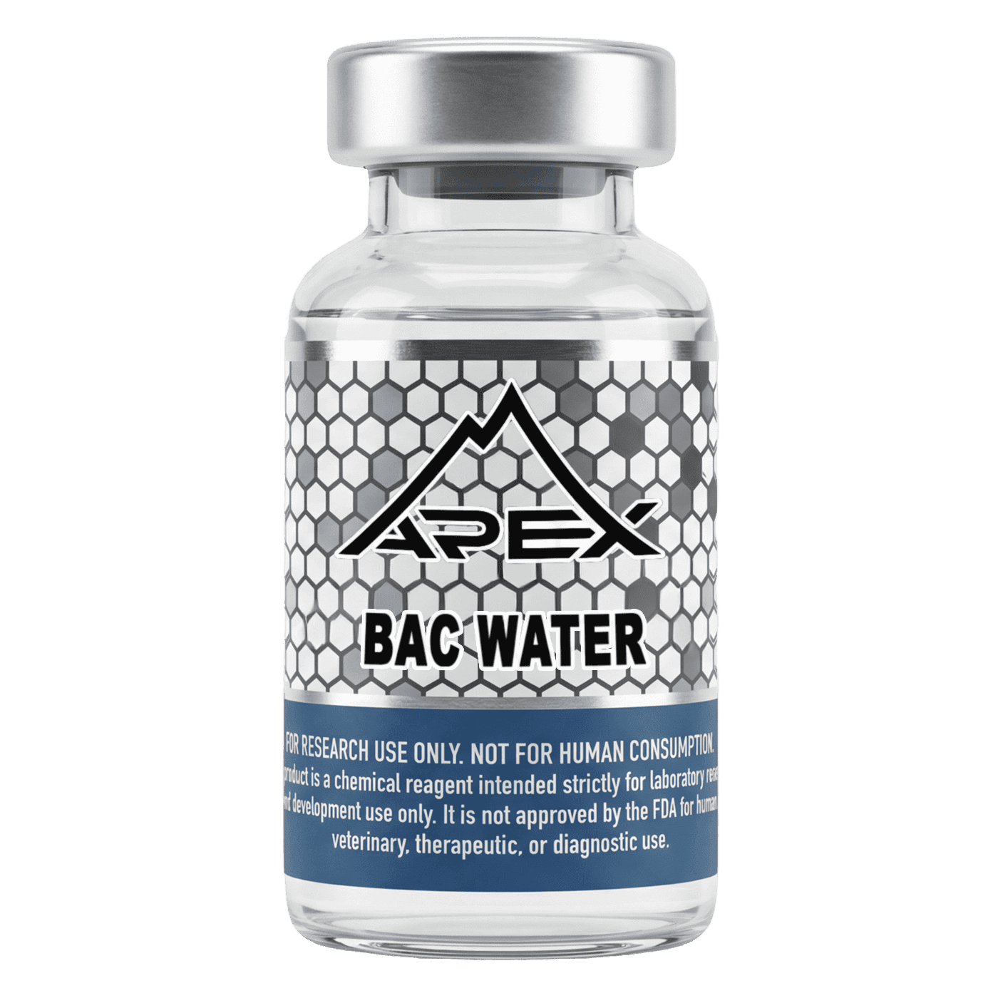 Bacteriostatic Water sterile diluent bottle – Apex Laboratory