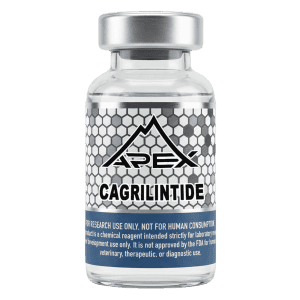 Cagrilintide lyophilized research peptide vial – Apex Laboratory