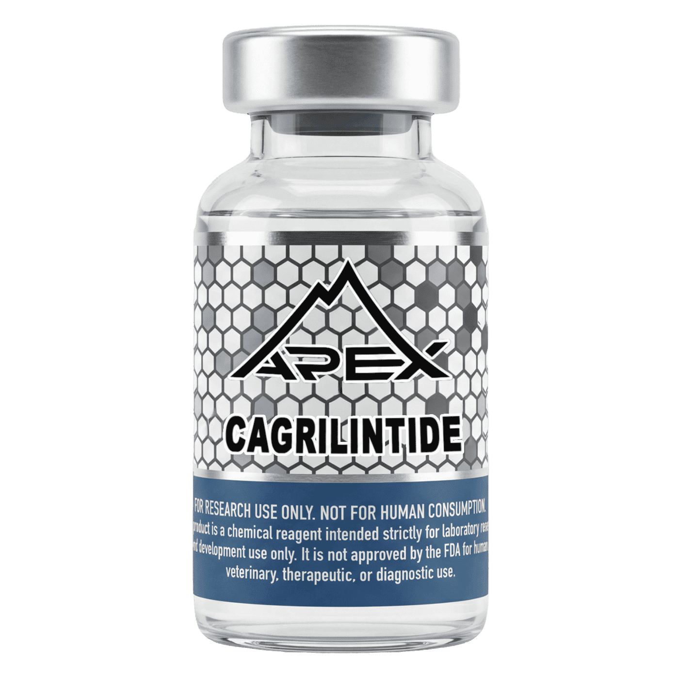 Cagrilintide lyophilized research peptide vial – Apex Laboratory