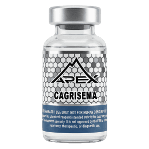 Cagrisema lyophilized research peptide vial – Apex Laboratory