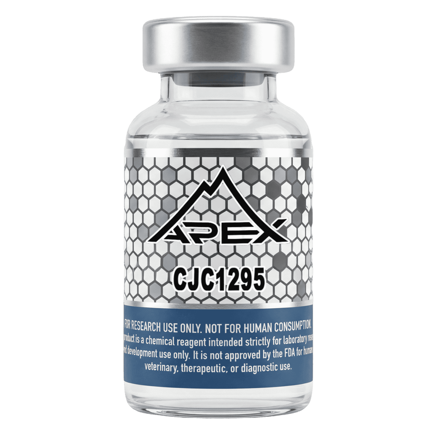 CJC-1295 lyophilized research peptide vial – Apex Laboratory