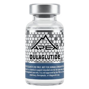 Dulaglutide lyophilized research peptide vial – Apex Laboratory
