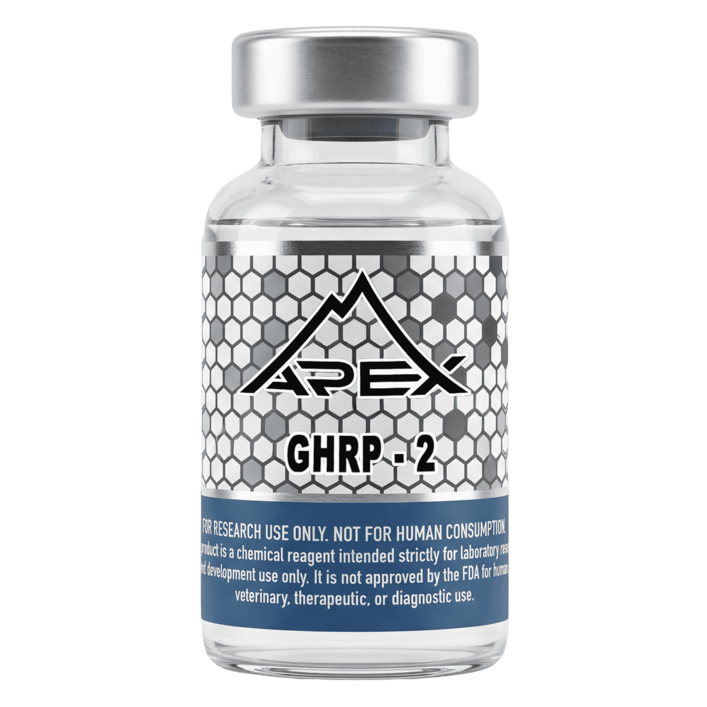GHRP-2 lyophilized research peptide vial – Apex Laboratory