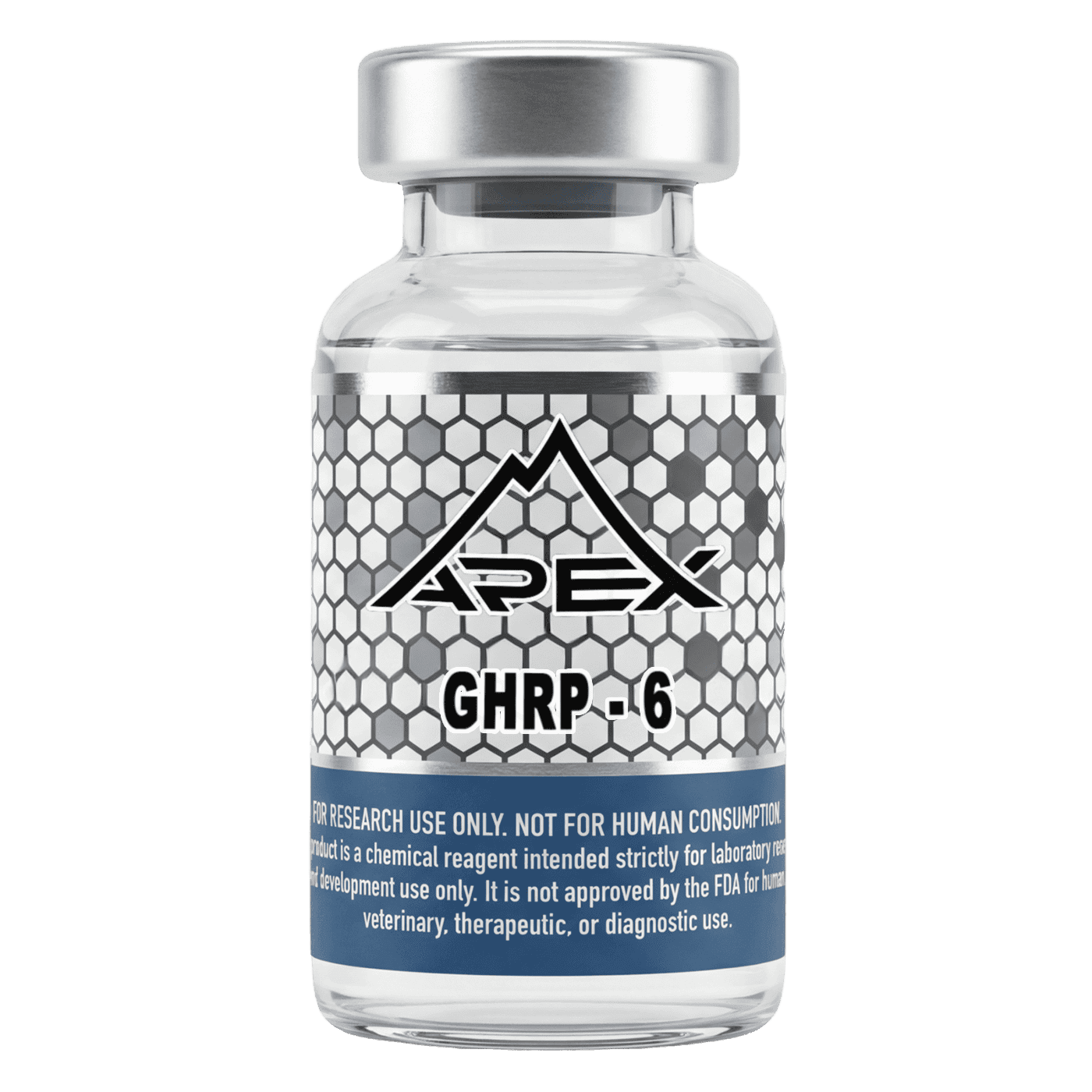 GHRP-6 lyophilized research peptide vial – Apex Laboratory