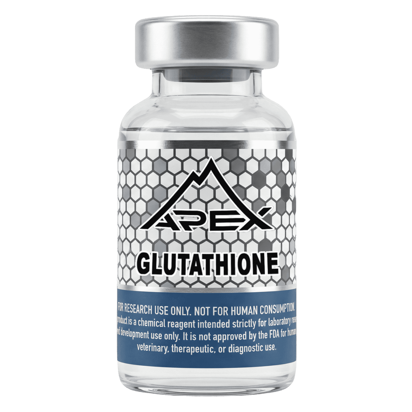 Glutathione research compound vial – Apex Laboratory
