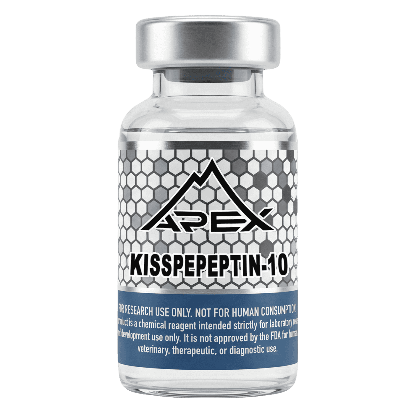 Kisspeptin 10 lyophilized research peptide vial — Apex Laboratory