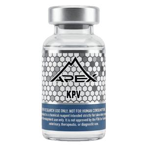 KPV lyophilized research peptide vial — Apex Laboratory
