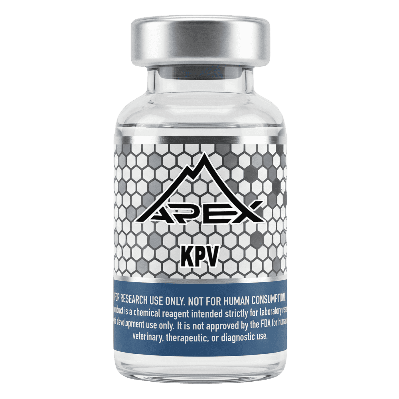 KPV lyophilized research peptide vial — Apex Laboratory
