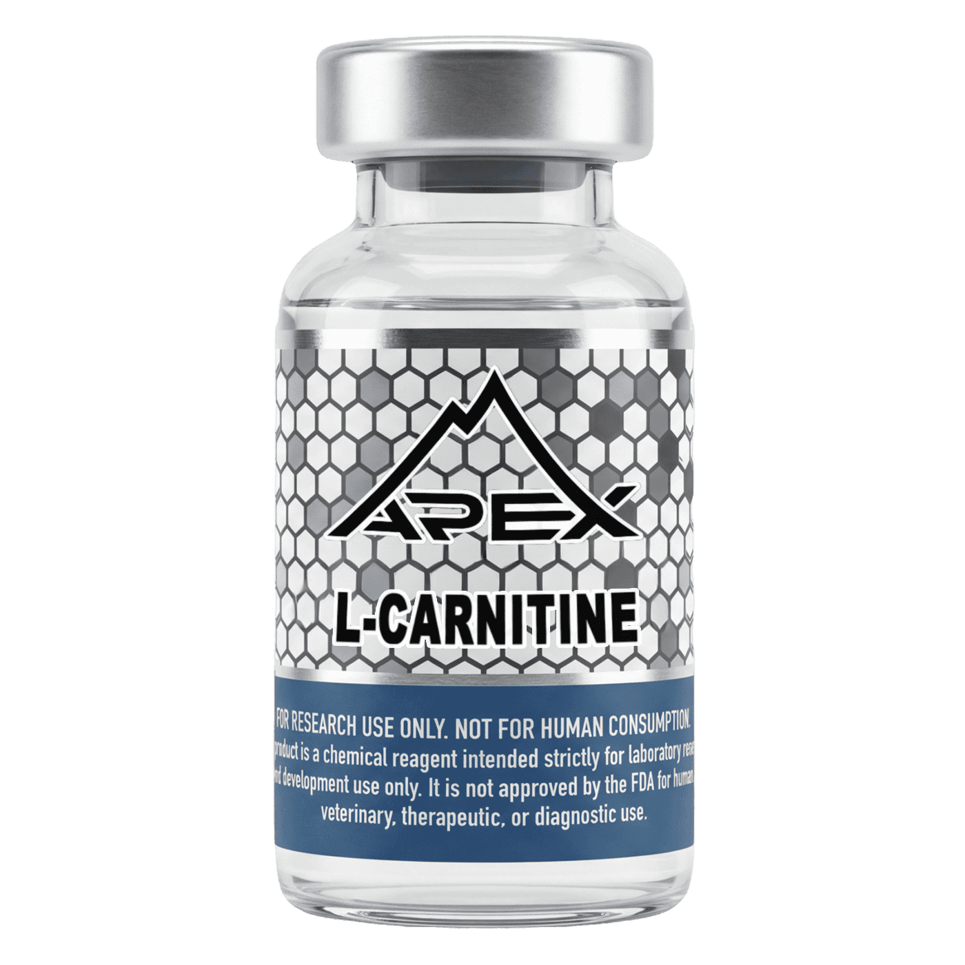 L-Carnitine 5000mg research solution vial — Apex Laboratory