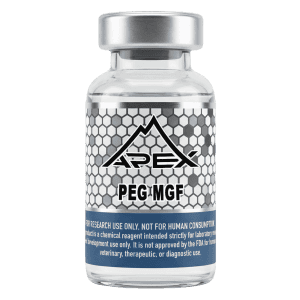 PEG-MGF 2mg lyophilized research peptide vial — Apex Laboratory