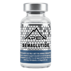 Semaglutide lyophilized research peptide vial – Apex Laboratory