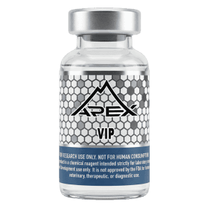 VIP lyophilized research peptide vial — Apex Laboratory