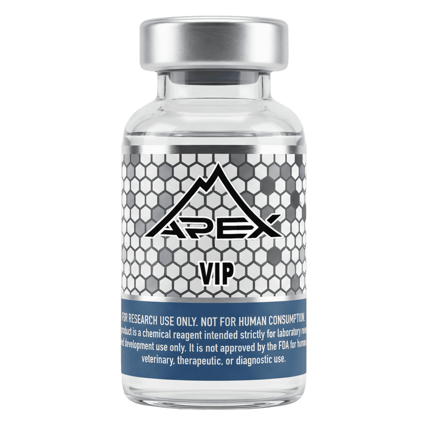 VIP lyophilized research peptide vial — Apex Laboratory