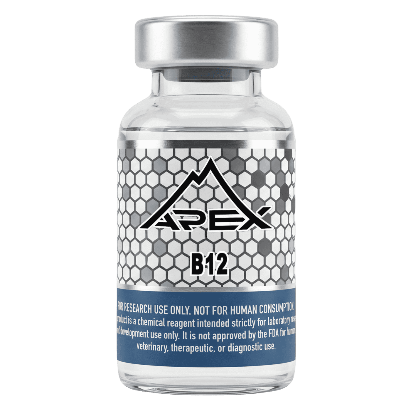 Vitamin B12 1mg research solution vial — Apex Laboratory