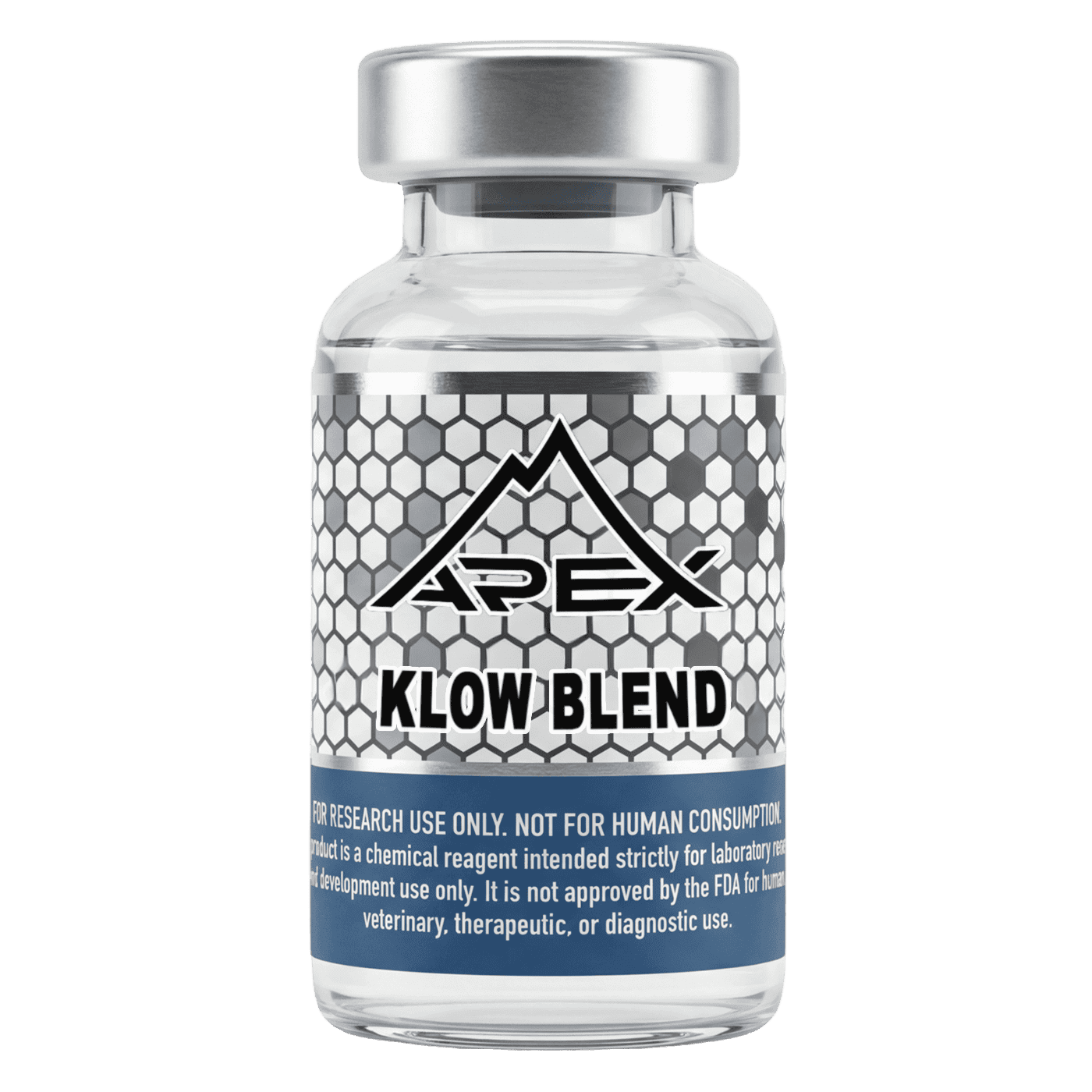 Klow Blend 80mg lyophilized peptide blend vial — Apex Laboratory