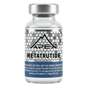 Retatrutide lyophilized research peptide vial - Apex Laboratory