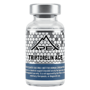 Triptorelin Acetate 2mg lyophilized research peptide vial — Apex Laboratory