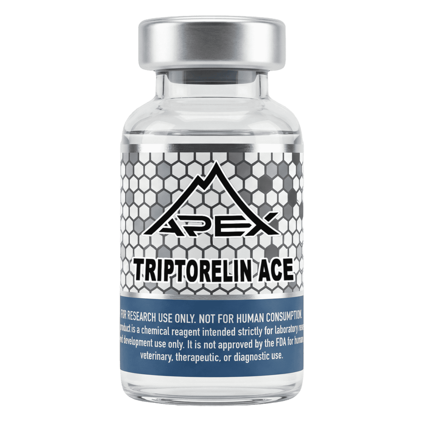 Triptorelin Acetate 2mg lyophilized research peptide vial — Apex Laboratory