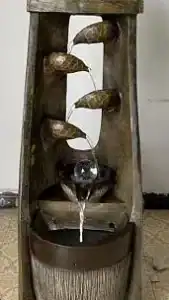 Antique style sandstone fountain for traditional garden aesthetics
