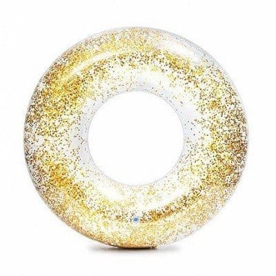 56274 opblaasbare gouden glitter zwemband
