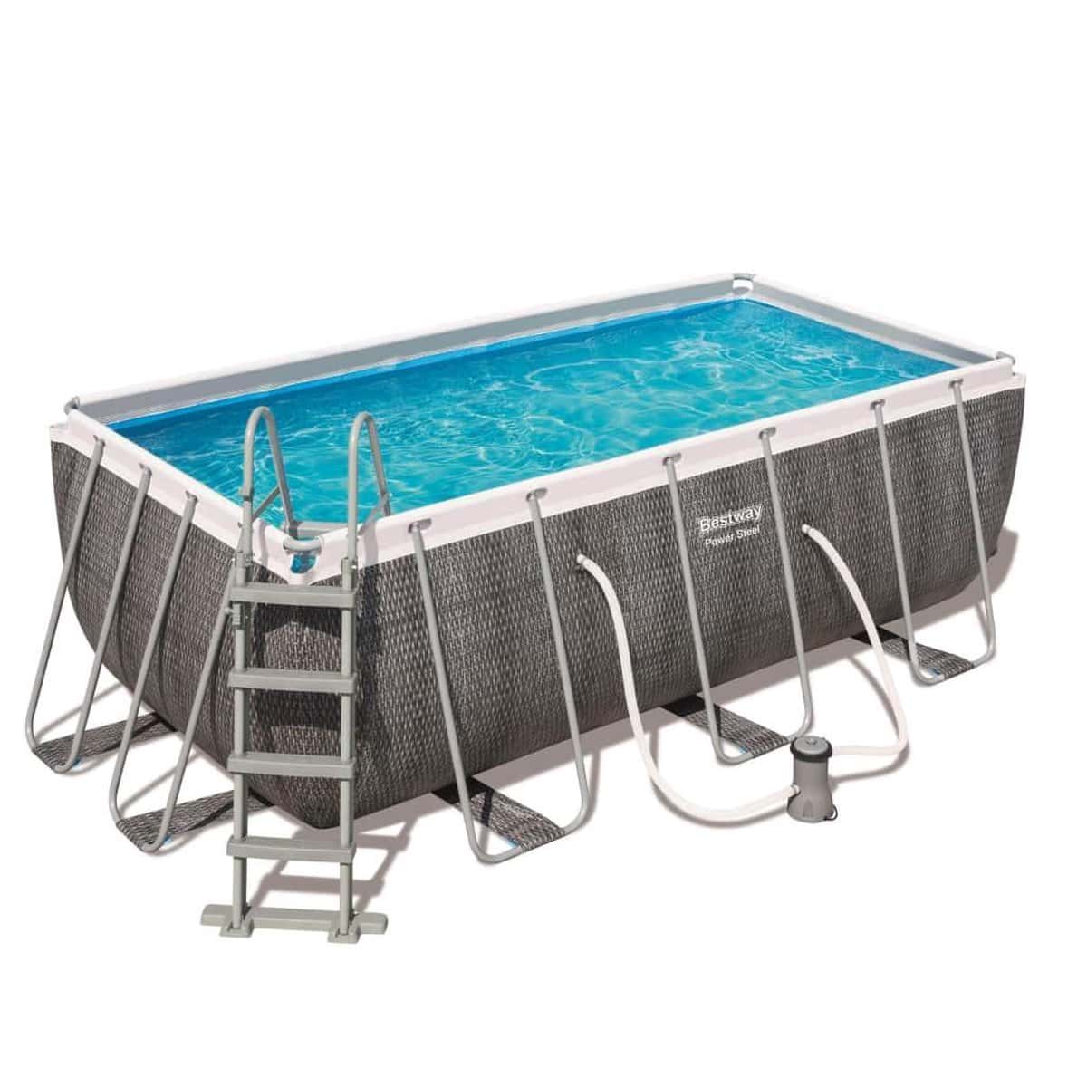 56722 bestway power steel rotan look zwembad 412x201x122