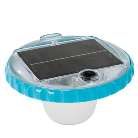 Blauwe drijvende solar LED lamp voor in zwembad