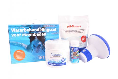 Zwembad waterbehandelingsset met diverse producten