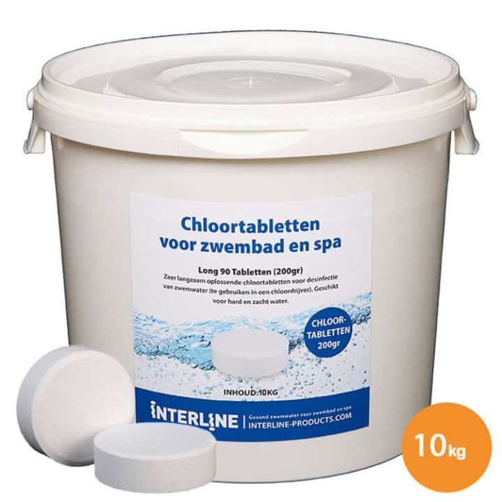 chloortabletten 200 gram 10 kilo