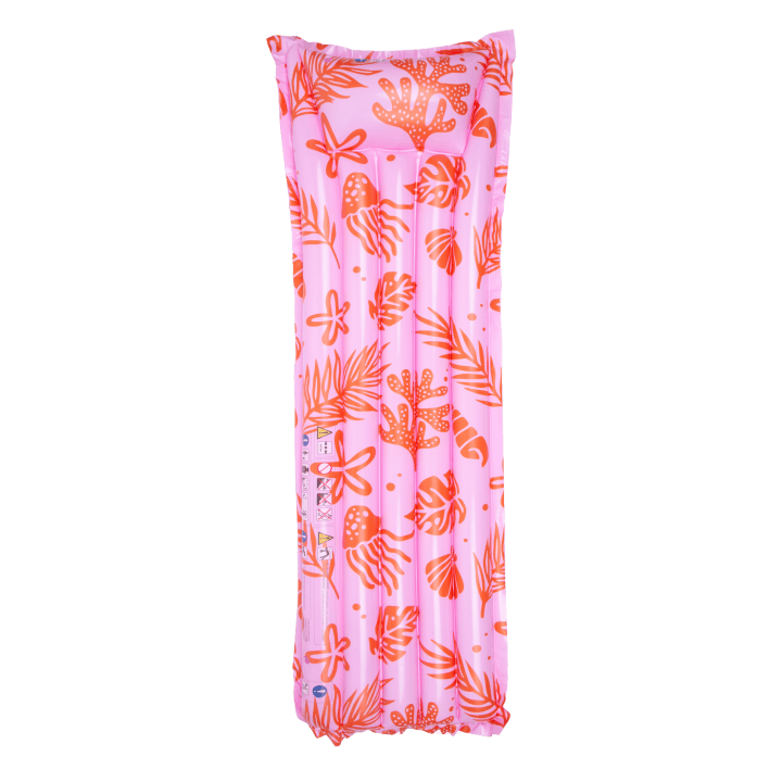 Luchtbed Ocean Reef- Roze met Rood