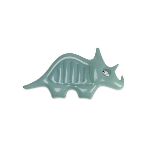 Groene dinosaurusvormige decoratie van kunststof