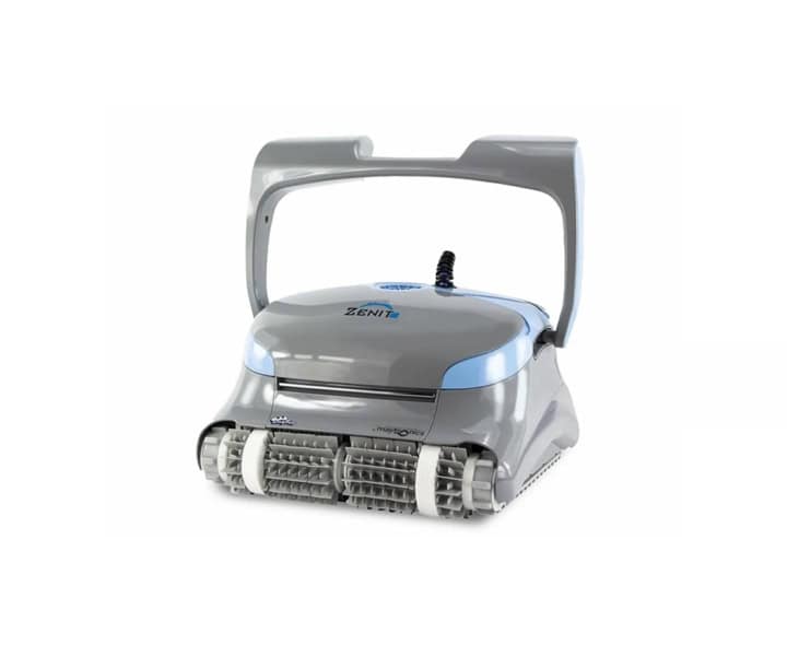 Automatische zwembadrobot zuiveraar met grijze behuizing