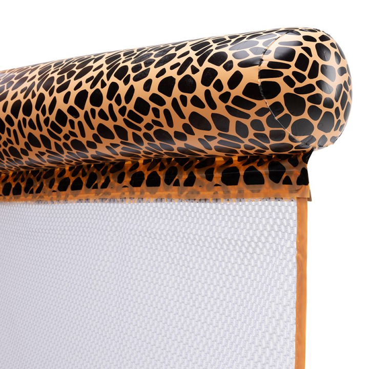 Opblaasbaar giraffe-patroon zwembad met gaas.